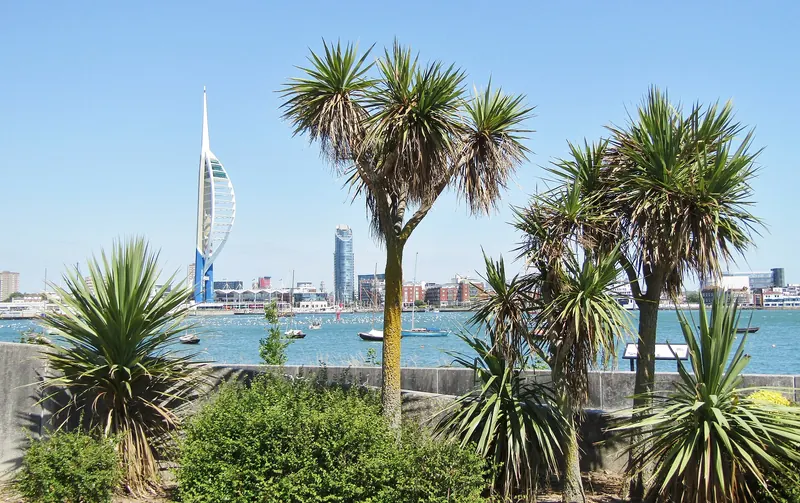 Gosport waterfront by Portsmouth Harbour