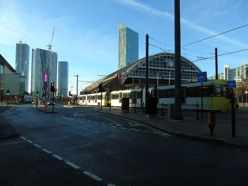Manchester Central, the former railway station that is now the convention centre